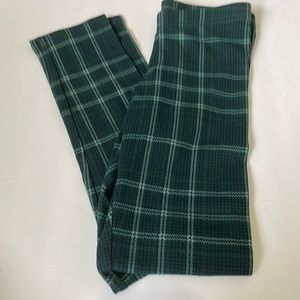 Plaid leggings